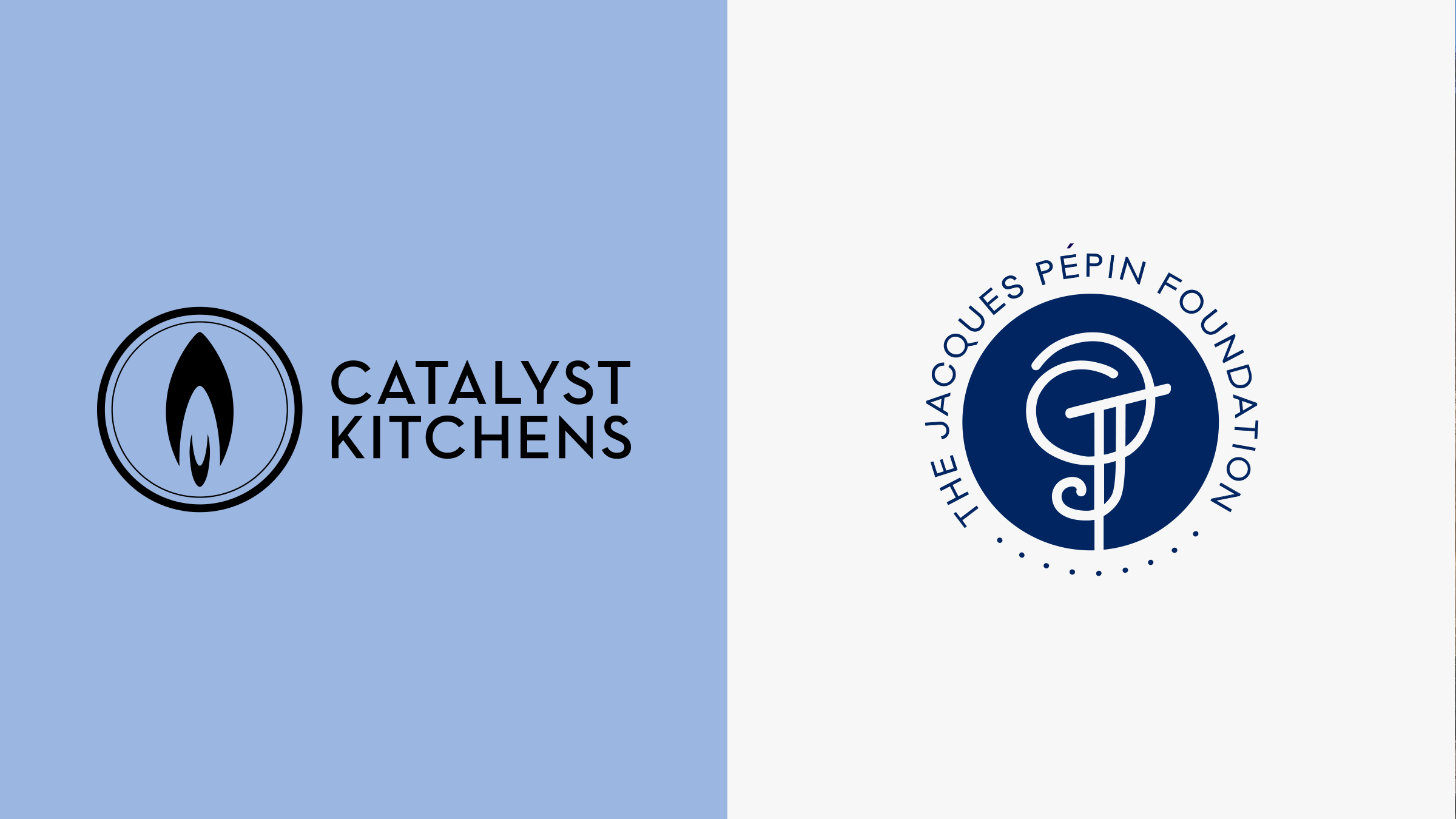 Catalyst Kitchens and Jacques Pepin Foundation logos