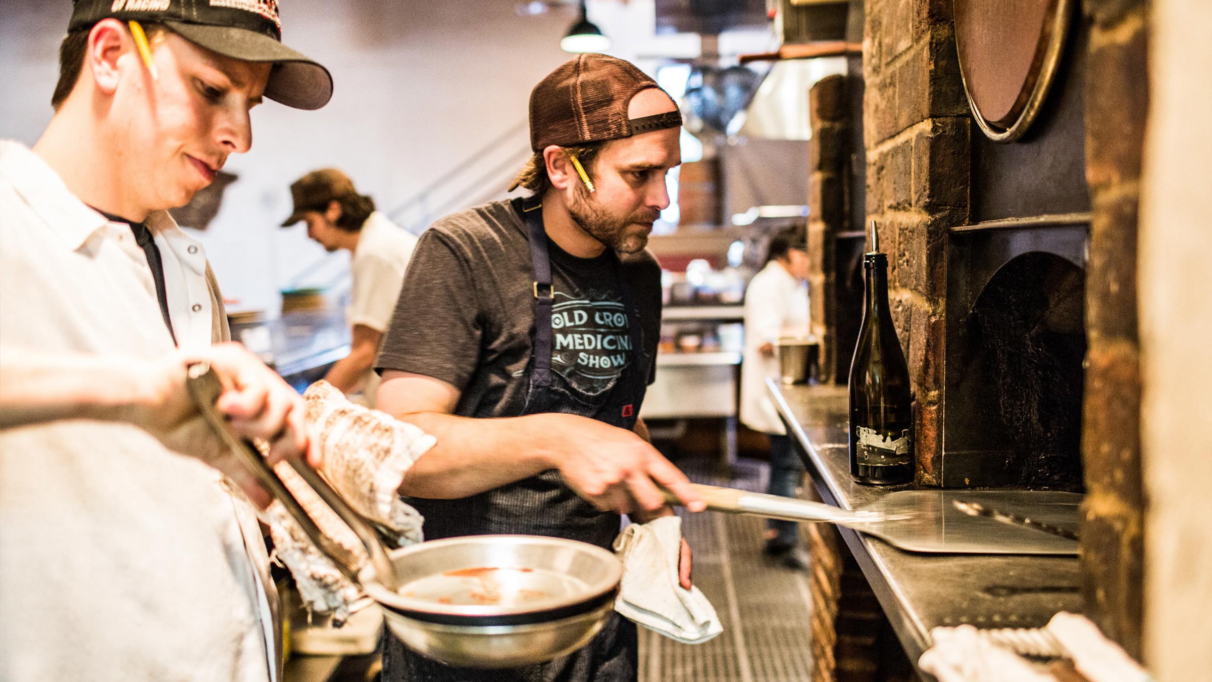 Tandy Wilson working at City House restaurant