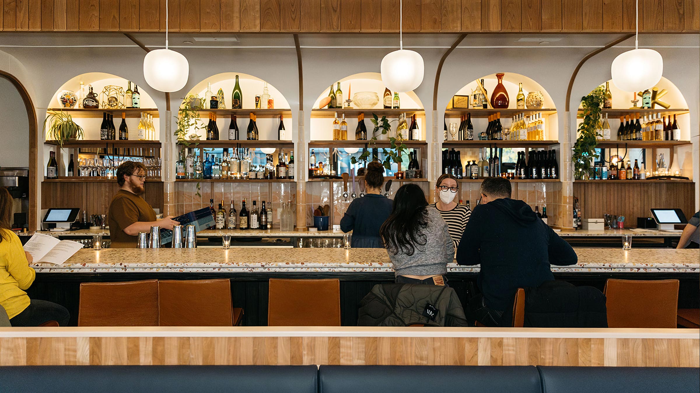 Interior, Oberlin restaurant