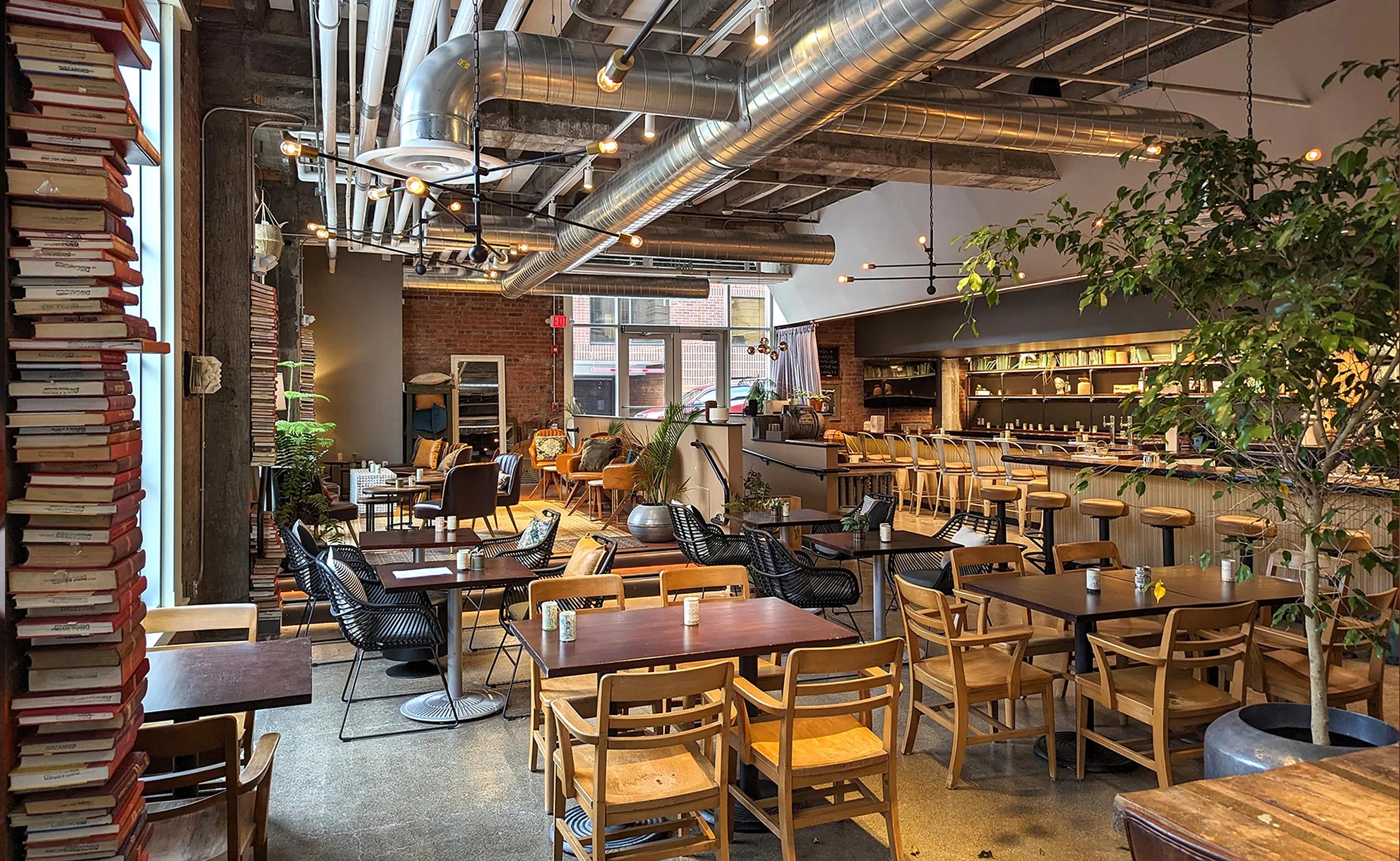 Interior of the Culinary Hub of Providence restaurant